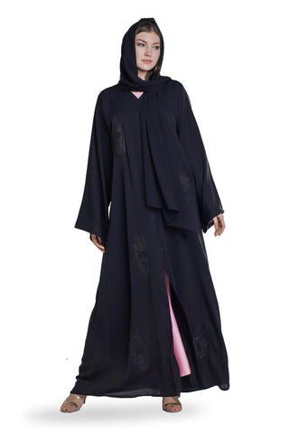 Hand-embroidered Nada Abaya: A Timeless Fashion Statement - fashion by shehna