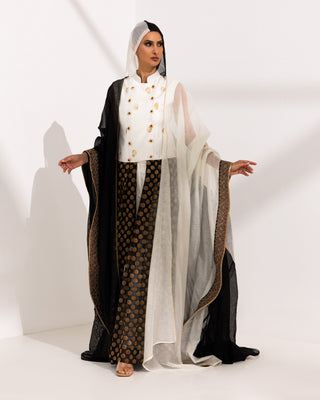 Sovereign Legacy (Look 10) — hooded view
