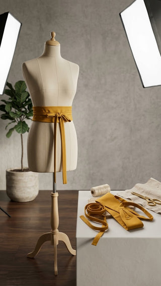 SEMA — Crêpe Obi Wrap Belt
