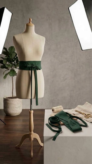 SEMA — Crêpe Obi Wrap Belt