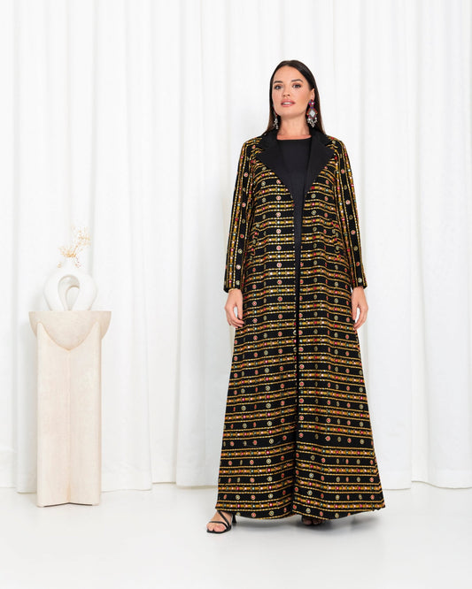 Aswad Zahab Abaya - fashion by shehna