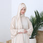 Beige Prayer Abaya - fashion by shehna