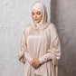 Beige Prayer Abaya - fashion by shehna