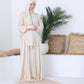 Beige Prayer Abaya - fashion by shehna