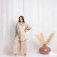 Beige Silk Co - ord Set - fashion by shehna