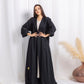 Black Abaya - fashion by shehna