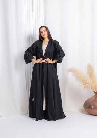 Black Abaya - fashion by shehna