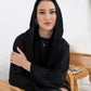 Black Hijab - fashion by shehna