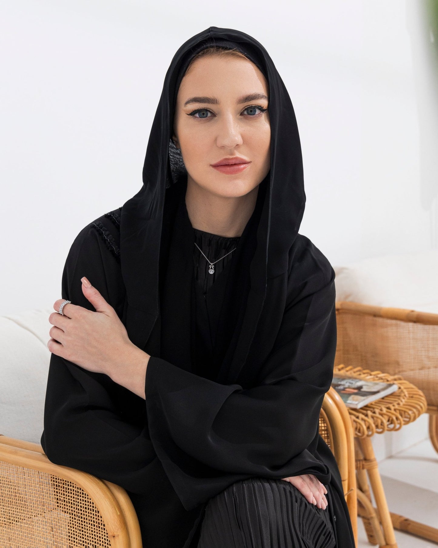 Black Hijab - fashion by shehna