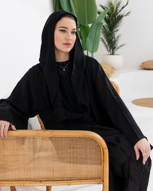 Black Hijab - fashion by shehna