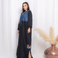 Blue Denim Abaya - fashion by shehna