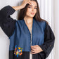 Blue Denim Abaya - fashion by shehna