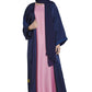 Blue Sheen Abaya - fashion by shehna