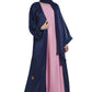 Blue Sheen Abaya - fashion by shehna