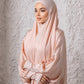 Coral Peach Prayer Abaya - fashion by shehna