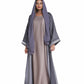 Dusk Dazzle Abaya - fashion by shehna