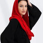 Flame Red Hijab - fashion by shehna