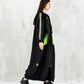 Fluorescent Black Sporty Long Jacket - fashion by shehna