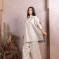 Gold Beige Linen Co - ord Set - fashion by shehna