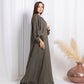 Green Abaya - fashion by shehna