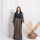 Green Denim Abaya - fashion by shehna