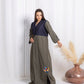 Green Denim Abaya - fashion by shehna