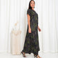 Green Floral Check Kimono Dress - fashion by shehna