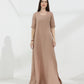 Linen Abaya dress - fashion by shehna