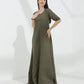 Linen Abaya dress - fashion by shehna