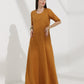 Linen Abaya dress - fashion by shehna