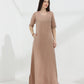 Linen Abaya dress - fashion by shehna