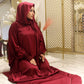 Magenta Prayer Abaya - fashion by shehna