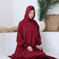 Magenta Prayer Abaya - fashion by shehna