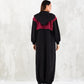 Maroon Sporty Long Jacket - fashion by shehna