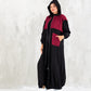 Maroon Sporty Long Jacket - fashion by shehna