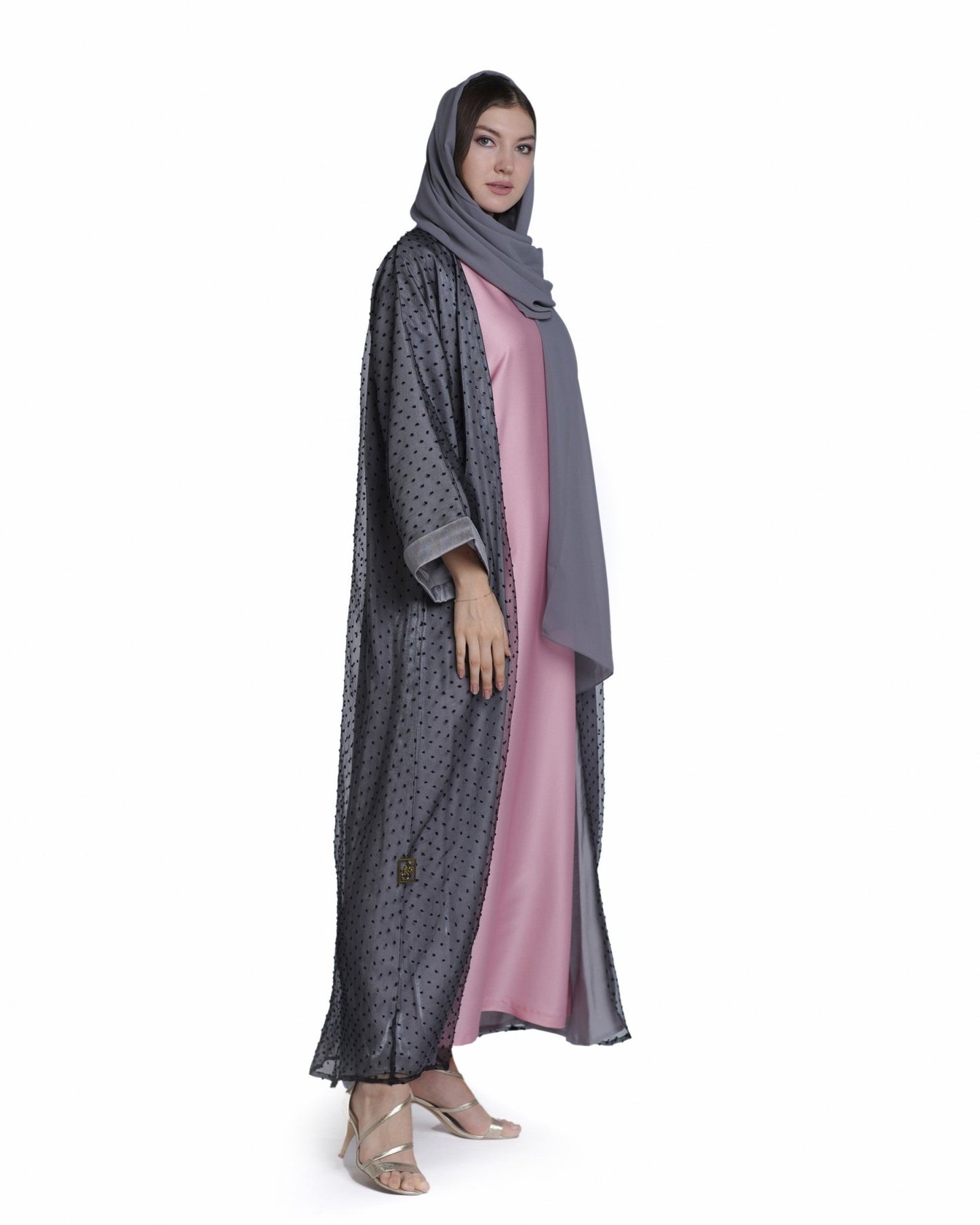 Metallic Dazzle Abaya - fashion by shehna