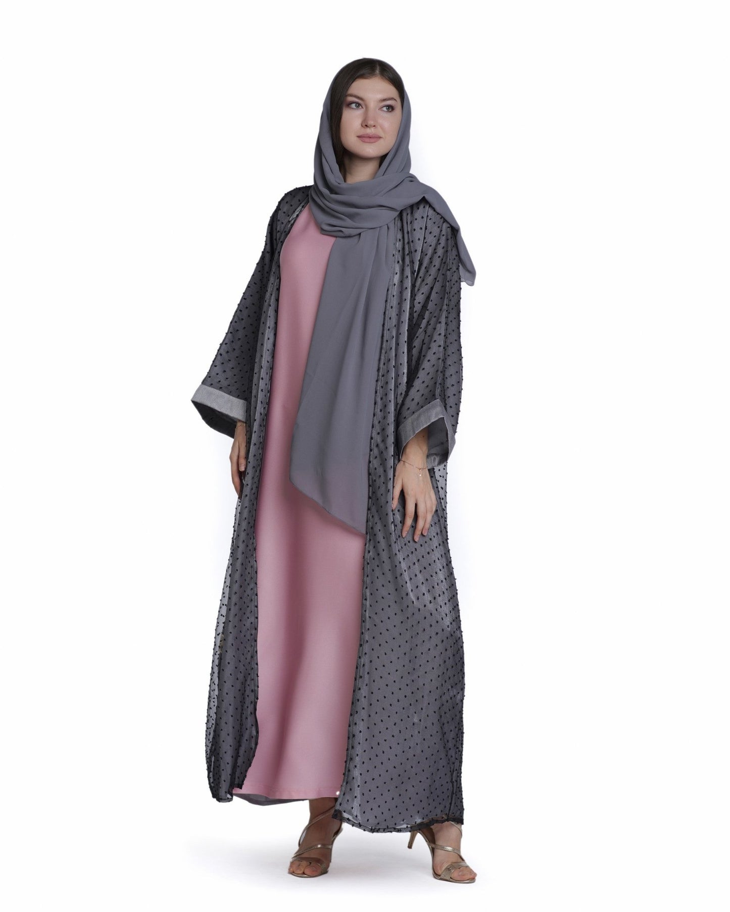 Metallic Dazzle Abaya - fashion by shehna