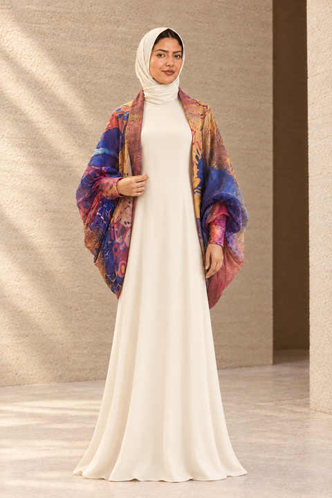 Naqsh Silk Organza Bolero