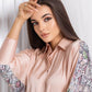 Peach Silk Co - ord Set - fashion by shehna