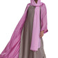 Pink Sheen Abaya - fashion by shehna