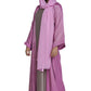 Pink Sheen Abaya - fashion by shehna