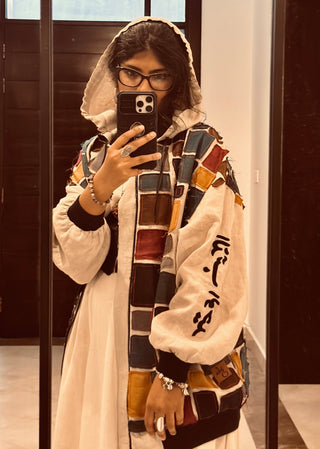 RIQ'AH — Oversized Patchwork Bomber - fashion by shehna