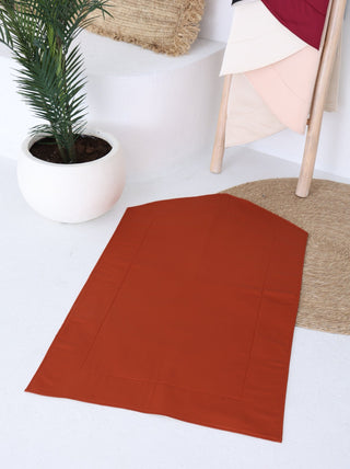 Rusty Orange Prayer Mat - fashion by shehna