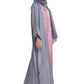 Silver Sheen Abaya - fashion by shehna