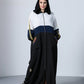 Sporty Blue Stripe Abaya - fashion by shehna