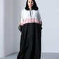 Sporty Fashion Stripe Abaya - fashion by shehna