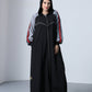 Sporty Grey Stripe Abaya - fashion by shehna