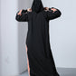 Sporty Pink Stripe Abaya - fashion by shehna