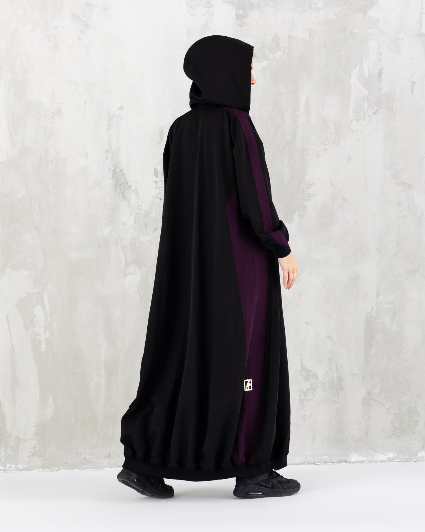 Sporty Purple Long Jacket - fashion by shehna