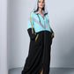 Sporty Teal Grey Abaya - fashion by shehna